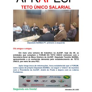 FORUM DAS ENTIDADES REÚNE-SE COM SECRETÁRIO-GERAL DA MESA DIRETORA DA ALESP